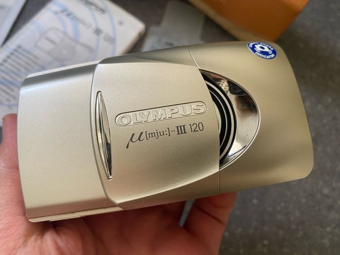 READ! Olympus MJU-III 120 Compact Point & Shoot Film Camera 38-120mm Lens