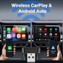 New 2in1 Wired to Wireless CarPlay Adapter, Android Auto Image 4