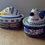 Vintage duck & boar pate dishes Image 2