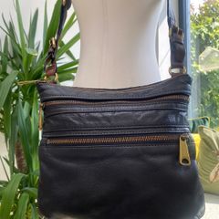 Fossil Explorer Leather Crossbody Bag  (ZB5255)