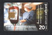 2000 Ireland 20 unit Irish  Blood Transfusion Service (Gemplus GEM1) Call Card Used