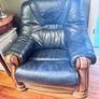 leather sofa and armchairs Image 3