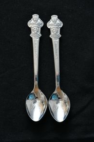 Rolex Tea Spoons Pair Bucherer of Switzerland Lugano Vintage