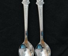 Rolex Tea Spoons Pair Bucherer of Switzerland Lugano Vintage
