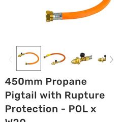 Gas pig  tail