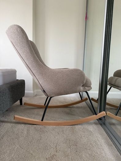 UNUSED Kave Home Maustin Beige Rocking Chair