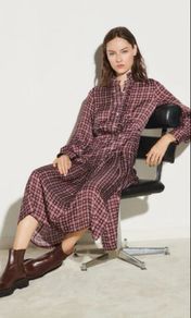 Sandro Thina ruffle dress Size 10/12