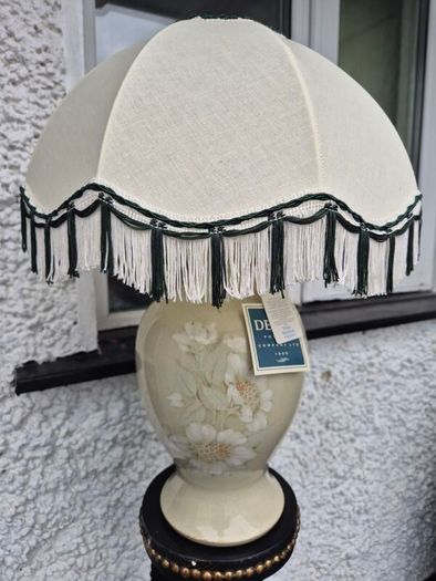 New old Stock Denby Stoneware 1980s certified Table lamp by Denby handthrown by David Williams Midcentury new used