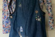 Pinafore Dress &amp; Top Easter theme