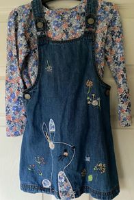 Pinafore Dress & Top Easter theme