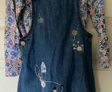 Pinafore Dress & Top Easter theme