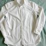 Gap Long sleeved White Cotton Shirt Size L (10-11) Image 2