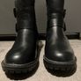 Buckle Casual Boot Fur Lining size 38 5 black Brand New Image 5