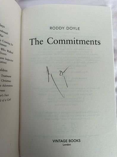 The Commitments by Roddy Doyle SIGNED paperback