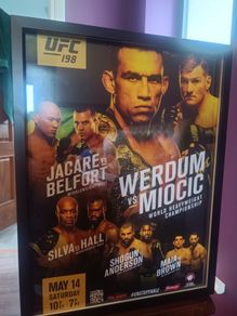 ufc 198 framed poster
