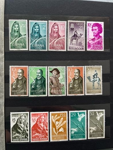 SPAIN Colonies album with stamps