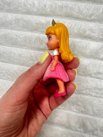 Disney Princess Mini Toddler Doll Sleeping Beauty Aurora approx. 9 cm. Used Please see photos