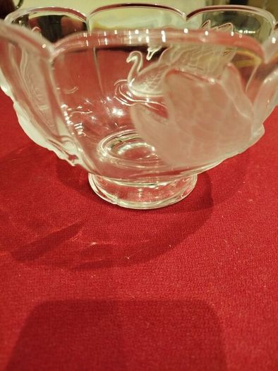 Vintage Teleflora 24% Lead Crystal Bowl