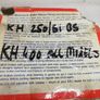 Kawasaki KH250 KH400 EBC brake shoes K708 Image 5