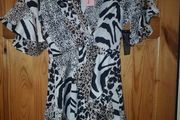 Pixie Daisy Leopard Print Dress
