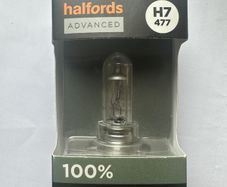 Car headlight bulb - Halfords Advanced H7 477  Brighter Headlight