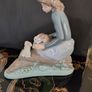 Vintage Nao by Lladro. Girl with rabbits. 1987.  #1026 Image 4