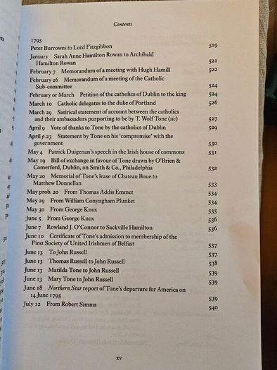 The Writings Of Theobald Wolf Tone, 1763-1795. Edited By T.w. Moody, R.b. Mcdowell And C.j.woods. Paperback In Good Condition.  See Photos For Same.