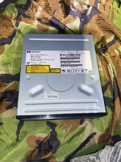 HP internal DVD RW CD RW drive, model GSA H21 L.