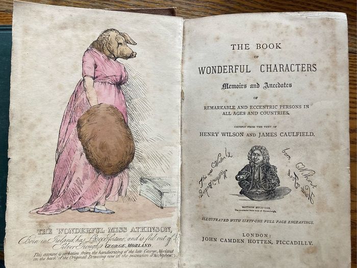 The Book of Wonderful Characters c1870