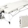 Portable Massage Bed Table - 3-Section Aluminium Foldable Beauty Couch for Reiki Therapy Treatment Salon Healing - Metal Headrest Support/with Carry Bag (FREE SHIPPING) Image 3