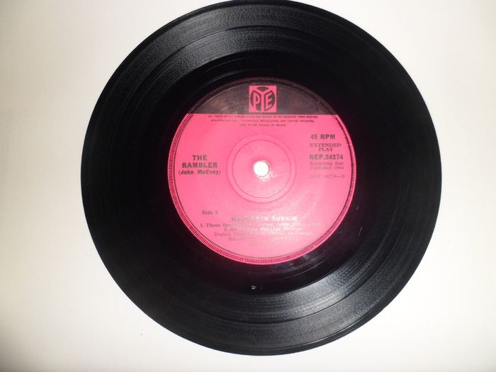 Johnny Mcevoy The Rambler Muirsheen Durkin 1966 E.p. Irish Pressing 45 Rpm Picture Sleeve