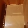 Orange plastic storage box Image 3