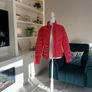 Vero Moda Short Quilted Zip Jacket, Goji Berry Size S UK 8 / EU 36 Image 4