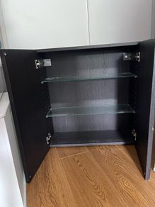 Ikea bathroom cabinet- generous storage
