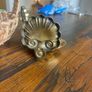 Matching brass bathroom soap dish and 3 piece hook Image 10