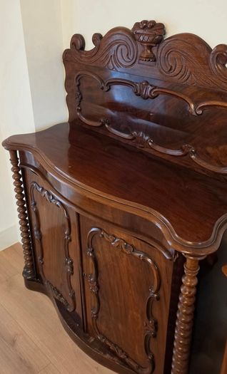 Victorian Solid Mahogany Chiffonier / Side Cabinet