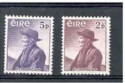 1957 Ireland Centenary of the Birth of Thomas O Criomhtain (Author) Commemorative Stamps Mint Never Hinged (MNH)