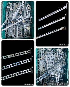 Shop Fitting Bars - Slat Wall Based - For Clothes / Rugs / Hangers - Large Quantity!