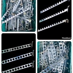 Shop Fitting Bars - Slat Wall Based - For Clothes / Rugs / Hangers - Large Quantity!