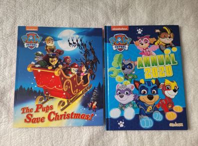 BOOK Paw Patrol: The Pups Save Christmas! + Free Paw Patrol Annual 2020 (used 50%)