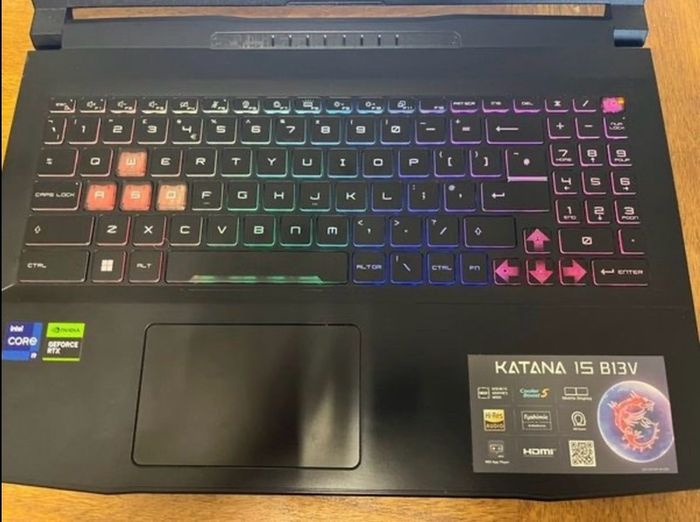 MSI Katana i9, 15'6 inch, 4070 gaming laptop
