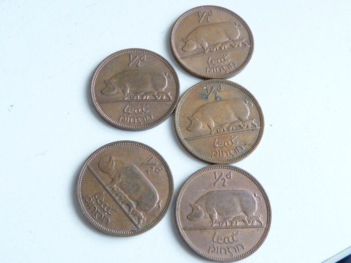 Irish halfpennies