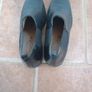 Black Leather Ankle Boots  (40 S7) Image 5