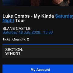 X2 Luke Combs Tickets