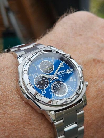 Watch Seiko Chronograph.