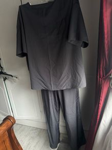 Shein grey plus size set size 1XL UK20 EU48 Free post