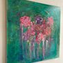 Original Abstract Painting Dublin Floral Painting Framed Image 5