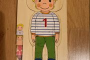 The human body wooden puzzle