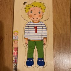 The human body wooden puzzle