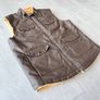NEW Brown Sherpa Lined Gilet XL Image 7